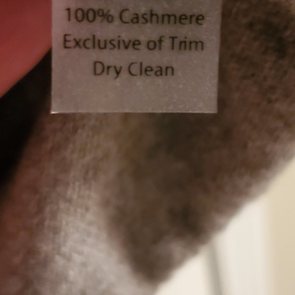 Forte Men's Gray Zippered Crewneck Cashmere Sweater NWOT Size XL